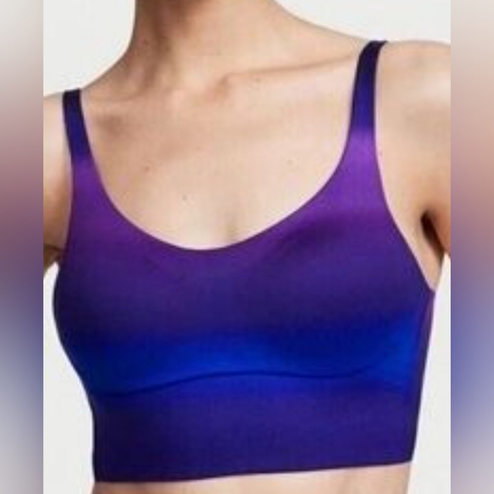 VICTORIA'S SECRET OMBRE SPORT ON POINT BRA 38DDD 38 ddd Purple/BLUE 38F NICE